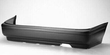 1990-1991 Honda Accord Bumper Rear Black