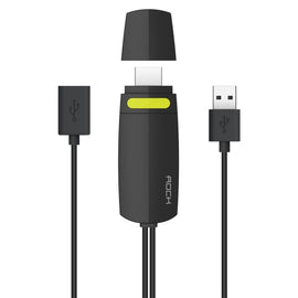 ROCK High-speed Transmission Stable Signal 8pin to HDMI TV Dongle Adaptor for iPhone & iPad, Support 1080P HD Display