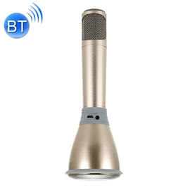 K068 Portable 2 in 1 Bluetooth Home KTV Handheld Microphone + Speaker for iPhone & Android Smart Phone(Gold)   Lead Time: 2~5 Days.