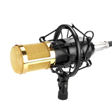 Load image into Gallery viewer, FIFINE F-800 Professional Condenser Sound Recording Microphone with Shock Mount for Studio Radio Broadcasting, 3.5mm Earphone Port, Cable Length: 2.5m(Black)   Lead Time: 2~5 Days.