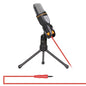 Yanmai SF666 Professional Condenser Sound Recording Microphone with Tripod Holder Cable Length 1.3m Black