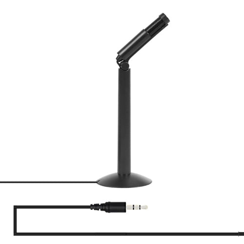 Yanmai SF-950 120 Degree Rotation Head 3.5mm Jack Studio Stereo Recording Microphone Cable Length 1.3m Black