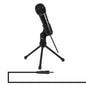 Yanmai SF-910 Professional Condenser Sound Recording Microphone with Tripod Holder Cable Length 2.0m Black