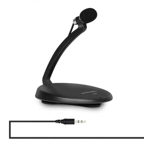 Yanmai SF-911 Professional Condenser Sound Recording Microphone with Base Holder Cable Length 1.5m Black