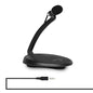 Yanmai SF-911 Professional Condenser Sound Recording Microphone with Base Holder Cable Length 1.5m Black
