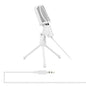 Yanmai SF-940 Professional Condenser Sound Recording Microphone with Tripod Holder Cable Length 2.0m White