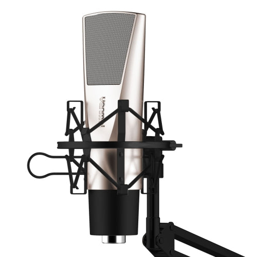 Yanmai Q6 Professional Game Condenser Sound Recording Microphone with Holder Black