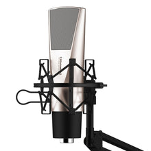 Load image into Gallery viewer, Yanmai Q6 Professional Game Condenser Sound Recording Microphone with Holder Black