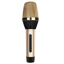 Load image into Gallery viewer, CHUWI K8 Bluetooth Handheld KTV Karaoke Microphone for iPhone  Android Smartphones Gold