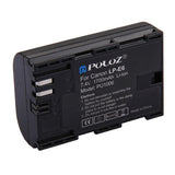 PULUZ LP-E6 7.4V 1700mAh Li-ion Battery for Canon 5D Mark II III IV 5D2 5D3 5D4 5DS 5DS R 6D Mark II 7D Mark II 6D 7D 80D 70D 60D 60Da