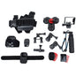 TMC EBL009 15 in 1 Set Head Belt  Chest Belt  Grenade LWG  Suction Cup Mount  Frame Mount  Silicone Case %26 Velcro Waist Belt  Bike Helmet and Tube Mount Set for GoPro HERO4 3  3