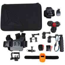 Load image into Gallery viewer, TMC EBL011 16 in 1 Set Head Belt  Chest Belt  Grenade LWG  Suction Cup Mount  Frame Mount  Silicone Case %26 Velcro Waist Belt  Bike Helmet and Tube Mount  EVA Full Set Case Set for GoPro HERO4 3  3
