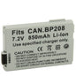 BP208 Battery for CANON Digital Camera
