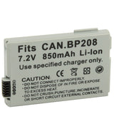 BP208 Battery for CANON Digital Camera