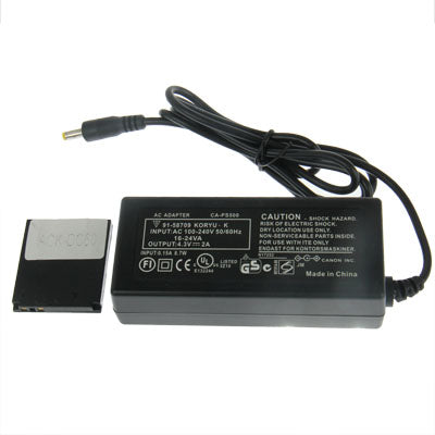 ACK-DC60 Camera AC Power Adapter with ACK-DC60 Batteries for Canon A3100, A3200, A3300(Black)