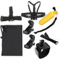 7 in 1 Chest Belt + Wrist Belt + Head Strap + Floating Bobber Monopod + Remote Wrist Belt + Carry Bag Set for GoPro HERO4 /3+ /3 /2 /1 / SJ4000   Lead Time: 1~3 Days.