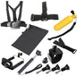 8 in 1 Chest Belt + Wrist Belt + Head Strap + Floating Bobber Monopod + Screws + Carry Bag + Handheld Monopod Clamp Set for GoPro HERO4 /3+ /3 /2 /1 / SJ4000   Lead Time: 1~3 Days.