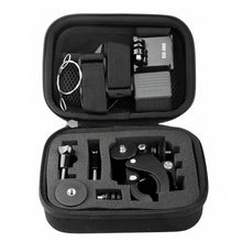 Load image into Gallery viewer, Dazzne 7 in 1 Cycling Kit Helmet Strap + 3-way Pivot Arm and 4 x Screws + Handlebar + Portable Case + Adapter + Wrist Strap Gopro Accessory Kit (KT-106)