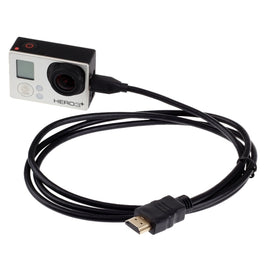 XM46 Full 1080P Video HDMI to Micro HDMI Cable for Xiaomi Xiaoyi, Length: 1.5m   Lead Time: 2~5 Days.