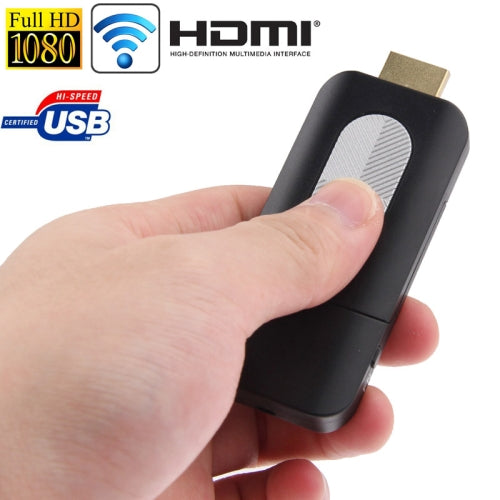 Mini Miracast DLNA Display Receiver Dongle WiFi Display Sharer (GX608)(Black)