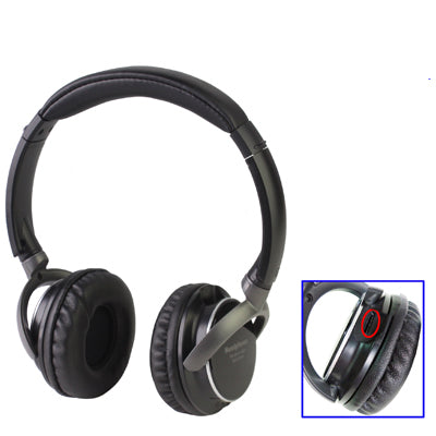 MRH-8001 Adjustable Headband Sense and Simplicity Headphone , Support TF / SD Card / FM Stereo Radio and MP3 Player Function