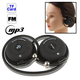 Folding Bluetooth MP3 Headset with Microphone, Support FM Radio & TF Card Reader