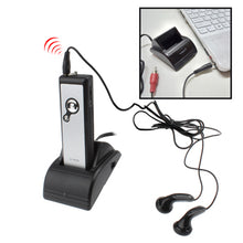 Load image into Gallery viewer, In Ear Double Duty Wireless Earphone Headphone with FM Radio Function, for TV / DVD / VCD / MP3 (SX-W026S)(Black)
