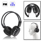 Folding Headset, Support FM Radio & TF Card Reader(Black)