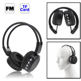 Folding Headset, Support FM Radio & TF Card Reader(Black)