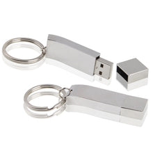 Load image into Gallery viewer, Metallic on Key Ring Style USB 2.0 Flash Disk (8GB)   Lead Time: 1~3 Days.