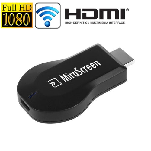 MiraScreen WiFi Display Dongle / Miracast Airplay DLNA Display Receiver Dongle(Black)   Lead Time: 1~3 Days.