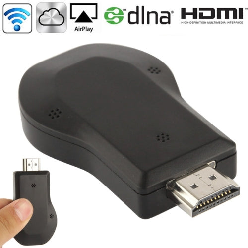 M2 Android 1080P Ezcast HDMI Dongle / HDMI AirPlay DLNA WIFI Displayer Receiver for Android OS / iOS / MAC OS / Windows Devices, Support Sharing Online to TV WIFI Display(Black)   Lead Time: 1~3 Days.