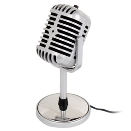 Plastic Classic Style 3.5mm Standing Microphone   Lead Time: 1~3 Days.