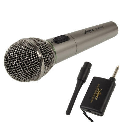 Handheld Wireless / Wired Microphone with Receiver & Antenna, Effective Distance: 8-20m   Lead Time: 2~5 Days.