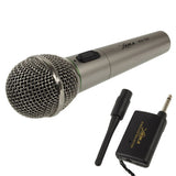 Handheld Wireless / Wired Microphone with Receiver & Antenna, Effective Distance: 8-20m   Lead Time: 2~5 Days.