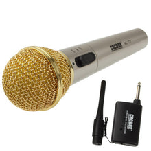 Load image into Gallery viewer, Handheld Wireless / Wired Microphone with Receiver &amp; Antenna, Effective Distance: 15-30m   Lead Time: 2~5 Days.