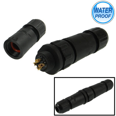 IP68 Shielded 4 Pin M14 Waterproof Connector, Cable Diameter: 2.5-7.5mm   Lead Time: 1~3 Days.