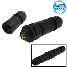 IP68 Shielded 6 Pin M14 Waterproof Connector, Cable Diameter: 2.5-7.5mm   Lead Time: 1~3 Days.