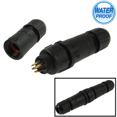 IP68 Shielded 7 Pin M14 Waterproof Connector, Cable Diameter: 2.5-7.5mm
