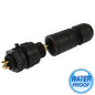 IP68 Shielded 5 Pin M14 Waterproof Connector, Cable Diameter: 2.5-7.5mm